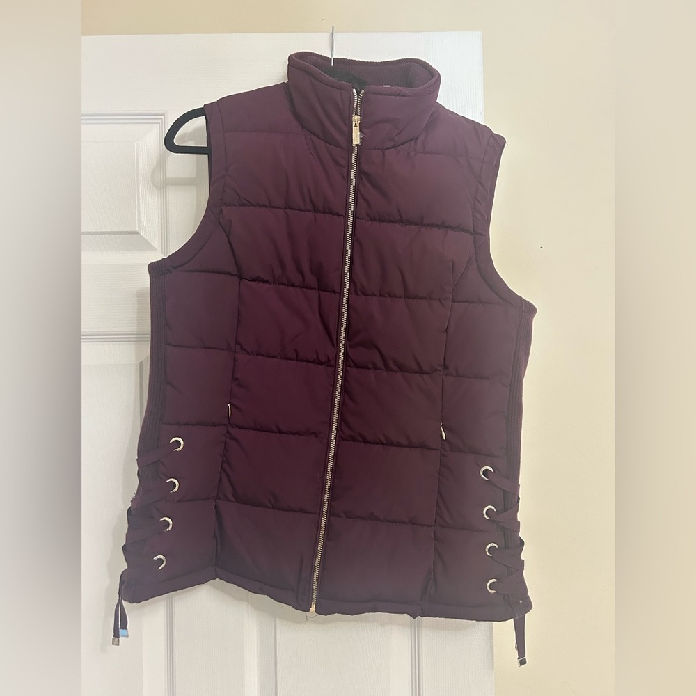 Women's Purple Puffer Vest